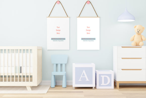 Download Nursery Digital Mockup,Frame Mockup - Premium Resources