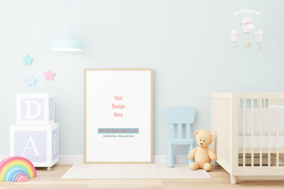 Download Nursery Digital Mockup,Frame Mockup - Premium Resources